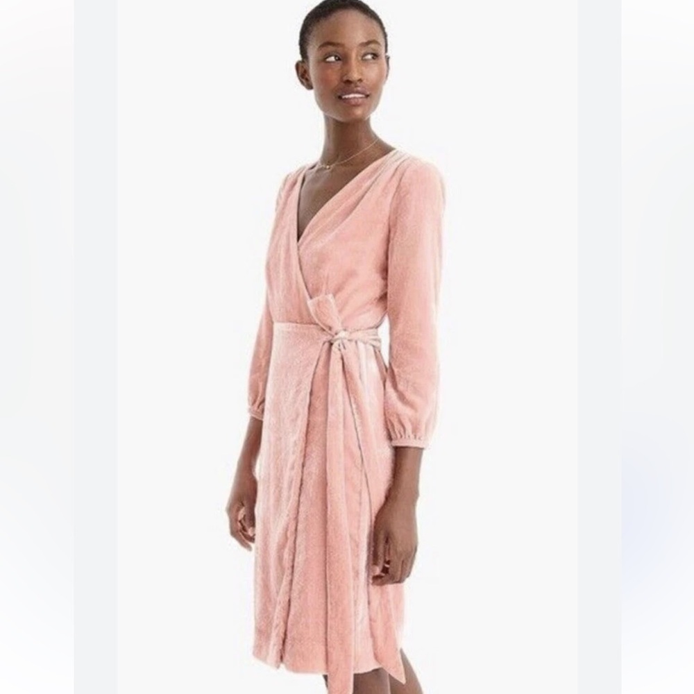 ✨4 for $20✨ J. Crew Drapey Velvet Wrap Dress